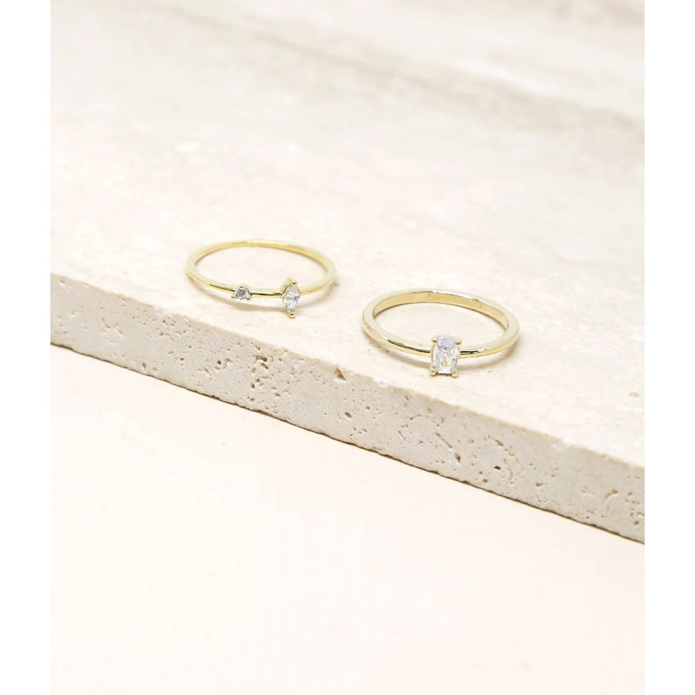 Ettika Stackable Crystal Ring - image 2